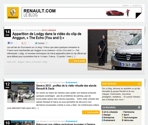 capture d'écran du site renault.com