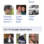 Nouvelle box « People Work Heres » sur les fan pages Facebook